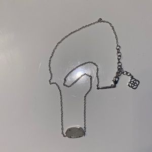 Kendra Scott Iridescent Drusy necklace!!